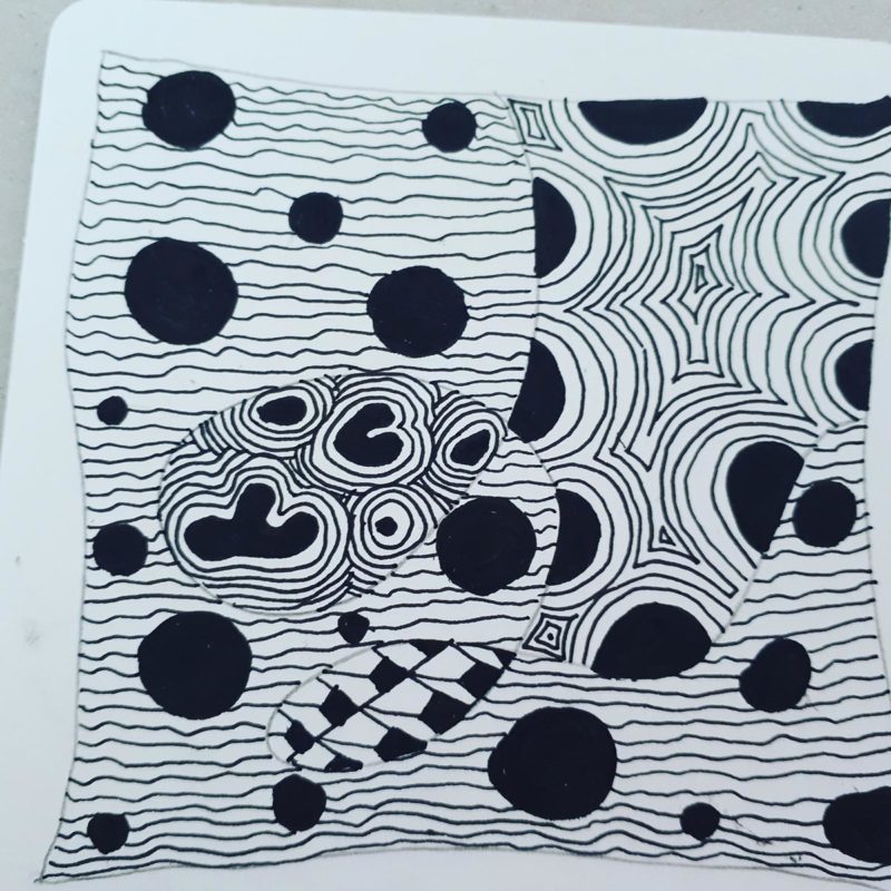 Abstract ink print