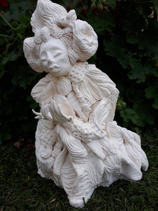 Clay sculptures of character of greenery